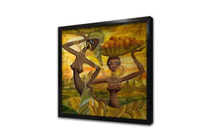 Afrikalı Kadınlar | Kanvas Tablo | Cam Tablo | Mdf Tablo | B12001 - Görsel 4