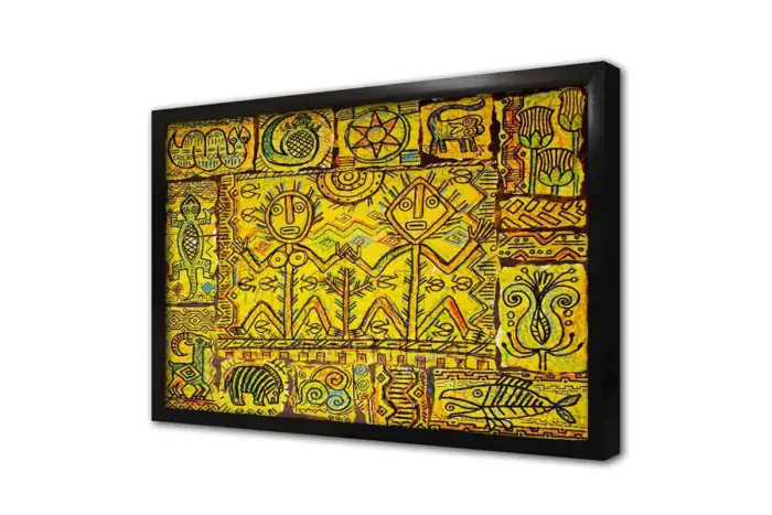 Etnik Motif | Kanvas Tablo | Cam Tablo | Mdf Tablo | B12010 - Görsel 4