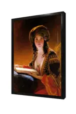 Oryantal Kadın Friedrich Von Amerling | Kanvas Tablo | Cam Tablo | Mdf Tablo | B13041 - Görsel 4