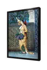 Leylak Toplayan Kız | Kanvas Tablo | Cam Tablo | Mdf Tablo | B13057 - Görsel 4