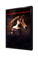 Kadın Ve At | Kanvas Tablo | Cam Tablo | Mdf Tablo | B13069 - Görsel 4