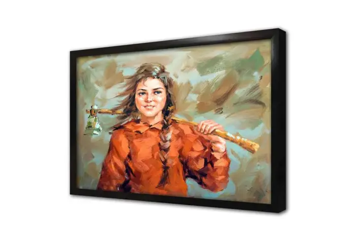 Kadın | Kanvas Tablo | Cam Tablo | Mdf Tablo | B13091 - Görsel 4