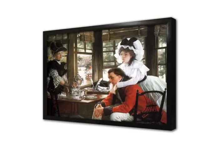 Kötü Haber James Tissot | Kanvas Tablo | Cam Tablo | Mdf Tablo | B13147 - Görsel 4