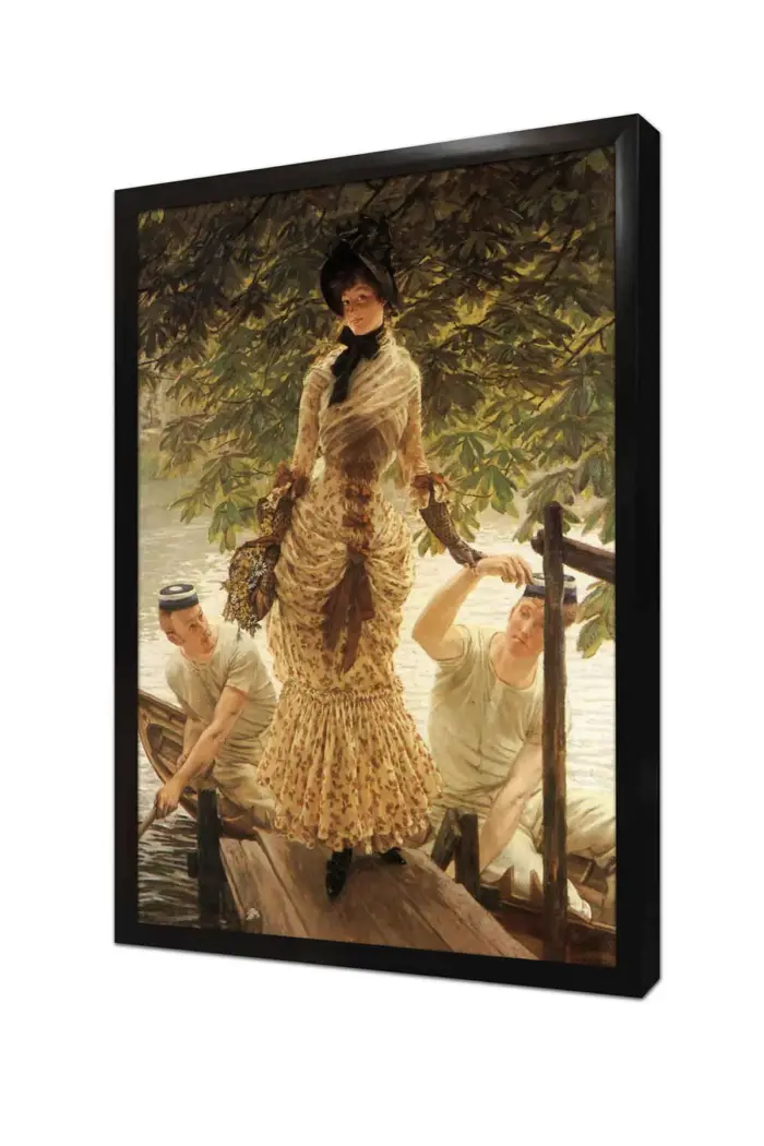 Thames Nehri Kıyısında James Tissot | Kanvas Tablo | Cam Tablo | Mdf Tablo | B13195 - Görsel 4