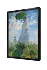 Şemsiyeli Kadın Ve Çocuk | Kanvas Tablo | Cam Tablo | Mdf Tablo | B13264 - Görsel 4