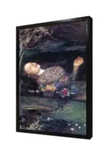 Çiçek Tutan Kadın | Kanvas Tablo | Cam Tablo | Mdf Tablo | B13291 - Görsel 4