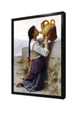 Susamış Kız | Kanvas Tablo | Cam Tablo | Mdf Tablo | B13331 - Görsel 4