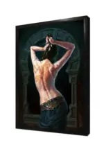 Sırtı Dönük Dövmeli Kadın | Kanvas Tablo | Cam Tablo | Mdf Tablo | B13341 - Görsel 4