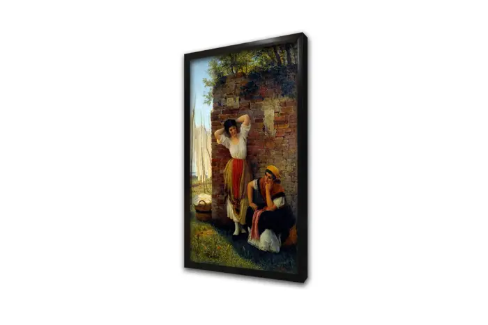 2 Kadın | Kanvas Tablo | Cam Tablo | Mdf Tablo | B13362 - Görsel 3