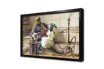 Nargile İçen Adam | Kanvas Tablo | Cam Tablo | Mdf Tablo | B13384 - Görsel 4