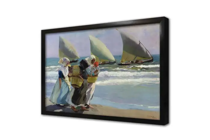 Plajdaki Kadınlar | Kanvas Tablo | Cam Tablo | Mdf Tablo | B13399 - Görsel 4