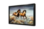 Çiçeklerin Arasından Koşan At | Kanvas Tablo | Cam Tablo | Mdf Tablo | B15055 - Görsel 4