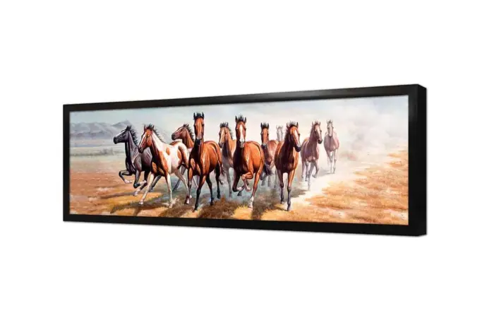 Koşan At Sürüsü | Kanvas Tablo | Cam Tablo | Mdf Tablo | B15087 - Görsel 3