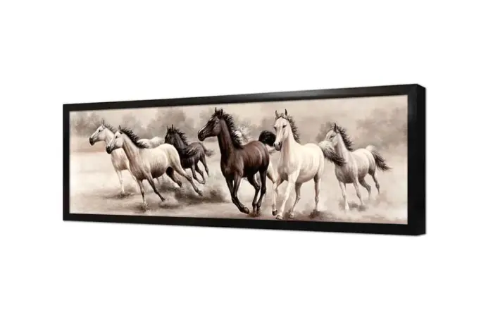 Koşan Atlar | Kanvas Tablo | Cam Tablo | Mdf Tablo | B15090 - Görsel 3