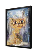 Sevimli Kedi | Kanvas Tablo | Cam Tablo | Mdf Tablo | B15120 - Görsel 4