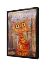 Sevimli Kedi | Kanvas Tablo | Cam Tablo | Mdf Tablo | B15124 - Görsel 4