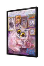 Sevimli Kedi | Kanvas Tablo | Cam Tablo | Mdf Tablo | B15125 - Görsel 4