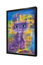 Sevimli Kedi | Kanvas Tablo | Cam Tablo | Mdf Tablo | B15126 - Görsel 4