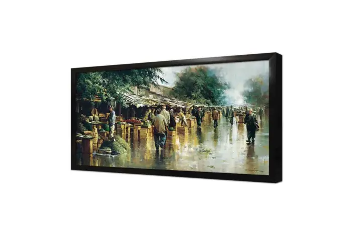 İstanbul Caddeleri İnsan | Kanvas Tablo | Cam Tablo | Mdf Tablo | B16003 - Görsel 4