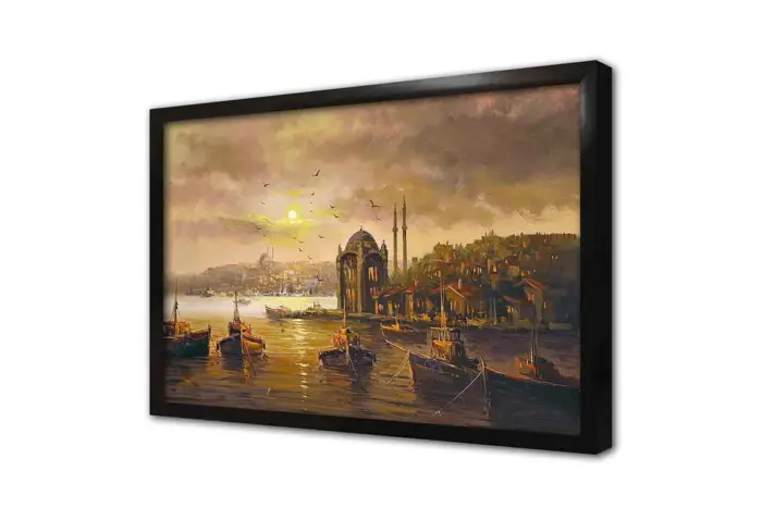 İstanbul Ortaköy Camii | Kanvas Tablo | Cam Tablo | Mdf Tablo | B16086 - Görsel 4