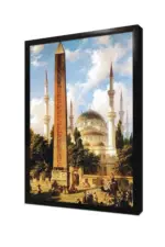 İstanbul Dikilitaş Manzaralı | Kanvas Tablo | Cam Tablo | Mdf Tablo | B16094 - Görsel 4