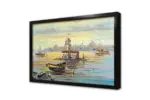 İstanbul Sandallar Ve Kız Kulesi | Kanvas Tablo | Cam Tablo | Mdf Tablo | B16118 - Görsel 4