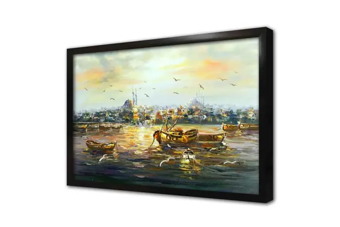 İstanbul Soyut | Kanvas Tablo | Cam Tablo | Mdf Tablo | B16119 - Görsel 4