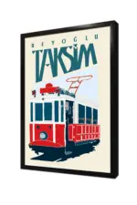 Tramvay | Kanvas Tablo | Cam Tablo | Mdf Tablo | B16273 - Görsel 4
