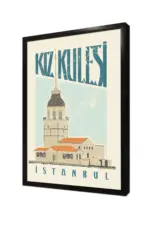 Kız Kulesi | Kanvas Tablo | Cam Tablo | Mdf Tablo | B16274 - Görsel 4