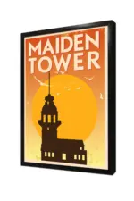 Kız Kulesi | Kanvas Tablo | Cam Tablo | Mdf Tablo | B16277 - Görsel 4