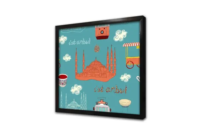 İstanbul | Kanvas Tablo | Cam Tablo | Mdf Tablo | B16290 - Görsel 4