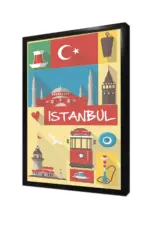 İstanbul | Kanvas Tablo | Cam Tablo | Mdf Tablo | B16293 - Görsel 4