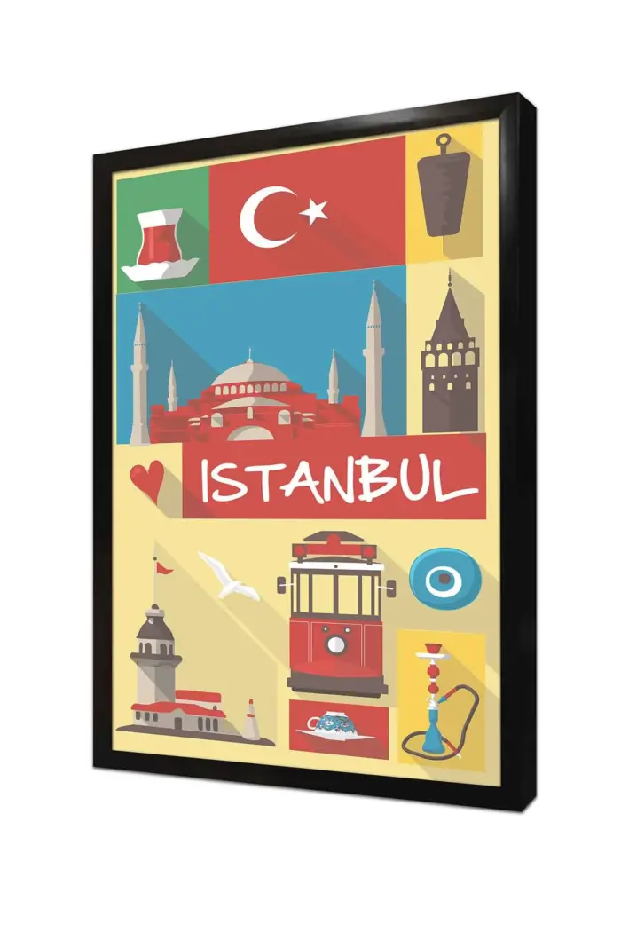 İstanbul | Kanvas Tablo | Cam Tablo | Mdf Tablo | B16293 - Görsel 4