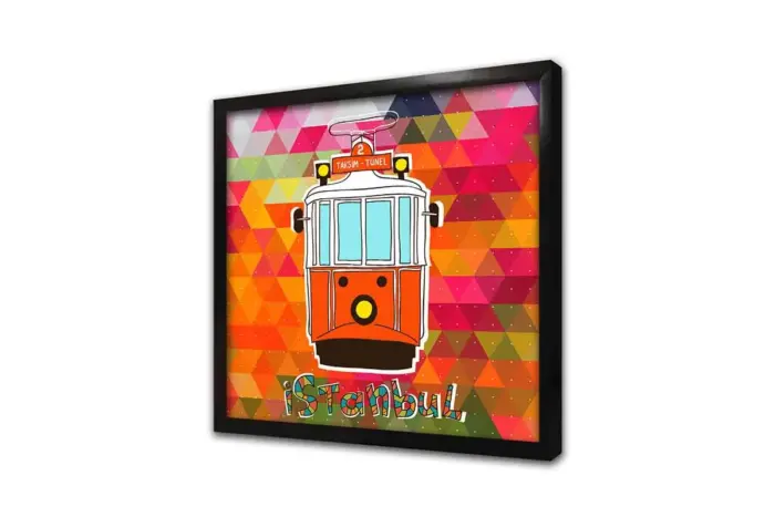 Tramvay | Kanvas Tablo | Cam Tablo | Mdf Tablo | B16296 - Görsel 4