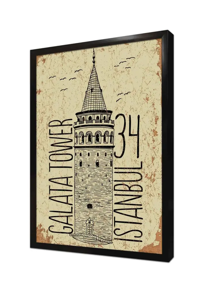 Galata | Kanvas Tablo | Cam Tablo | Mdf Tablo | B16297 - Görsel 4