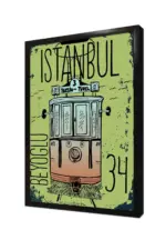 Tramvay | Kanvas Tablo | Cam Tablo | Mdf Tablo | B16300 - Görsel 4