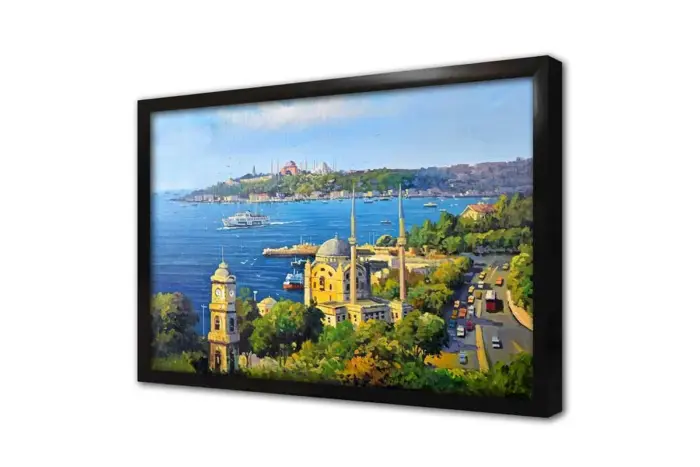 Ortaköy Cami | Kanvas Tablo | Cam Tablo | Mdf Tablo | B16340 - Görsel 4