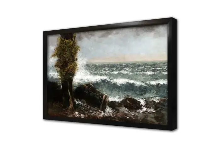 Sert Dalgalı Deniz | Kanvas Tablo | Cam Tablo | Mdf Tablo | B17057 - Görsel 4