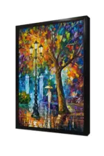 Şemsiyeli Kadın | Kanvas Tablo | Cam Tablo | Mdf Tablo | B17073 - Görsel 4