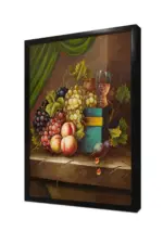 Şeftali Ve Üzüm | Kanvas Tablo | Cam Tablo | Mdf Tablo | B18012 - Görsel 4