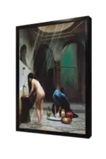 Hamamda Yıkanan Kadın | Kanvas Tablo | Cam Tablo | Mdf Tablo | B19007 - Görsel 4