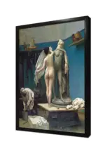 Heykeltıraş Atölyede | Kanvas Tablo | Cam Tablo | Mdf Tablo | B19020 - Görsel 4