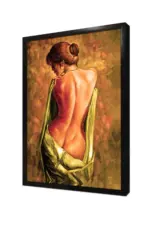 Sırtı Açık Kadın | Kanvas Tablo | Cam Tablo | Mdf Tablo | B19023 - Görsel 4