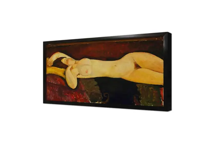 Uzanan Kadın Modigliani | Kanvas Tablo | Cam Tablo | Mdf Tablo | B19046 - Görsel 4