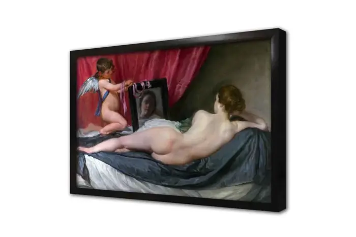 Aynadaki Venüs Diego Velazquez | Kanvas Tablo | Cam Tablo | Mdf Tablo | B19063 - Görsel 4