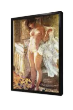 Dans Le Cabinet De Toilette | Kanvas Tablo | Cam Tablo | Mdf Tablo | B19078 - Görsel 4