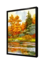 Soyut Sonbahar | Kanvas Tablo | Cam Tablo | Mdf Tablo | B20097 - Görsel 4