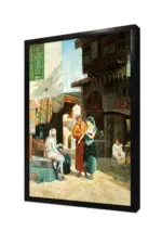 Osmanlı İmparatorluğu Zamanı İnsan Pazarı | Kanvas Tablo | Cam Tablo | Mdf Tablo | B21025 - Görsel 4