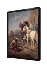 Cezayirde Avcılık | Kanvas Tablo | Cam Tablo | Mdf Tablo | B21053 - Görsel 4