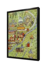 Eskişehir Matrahçı Nasuh Minyatürü | Kanvas Tablo | Cam Tablo | Mdf Tablo | B21103 - Görsel 4